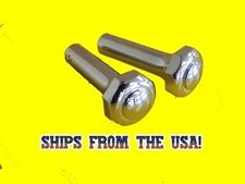 Chrome Door Lock Knobs For 1973 - 1979 73 79 Ford F-100 F-350 Truck Octagonal