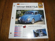 1956 Volkswagen Beetle Unique Imp Brochure 1956 Volkswagen Beetle Unique Imp Brochure