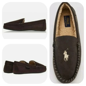 ralph lauren mens moccasin slippers