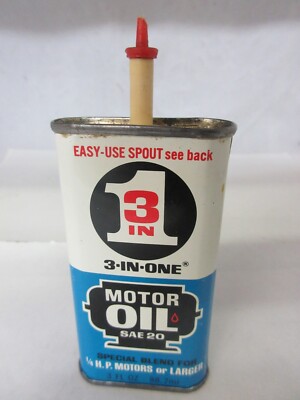 VINTAGE ADVERTISING 3 IN 1 HOUSEHOLD OIL OILER TIN COLLECTIBLE 365-Z | eBay