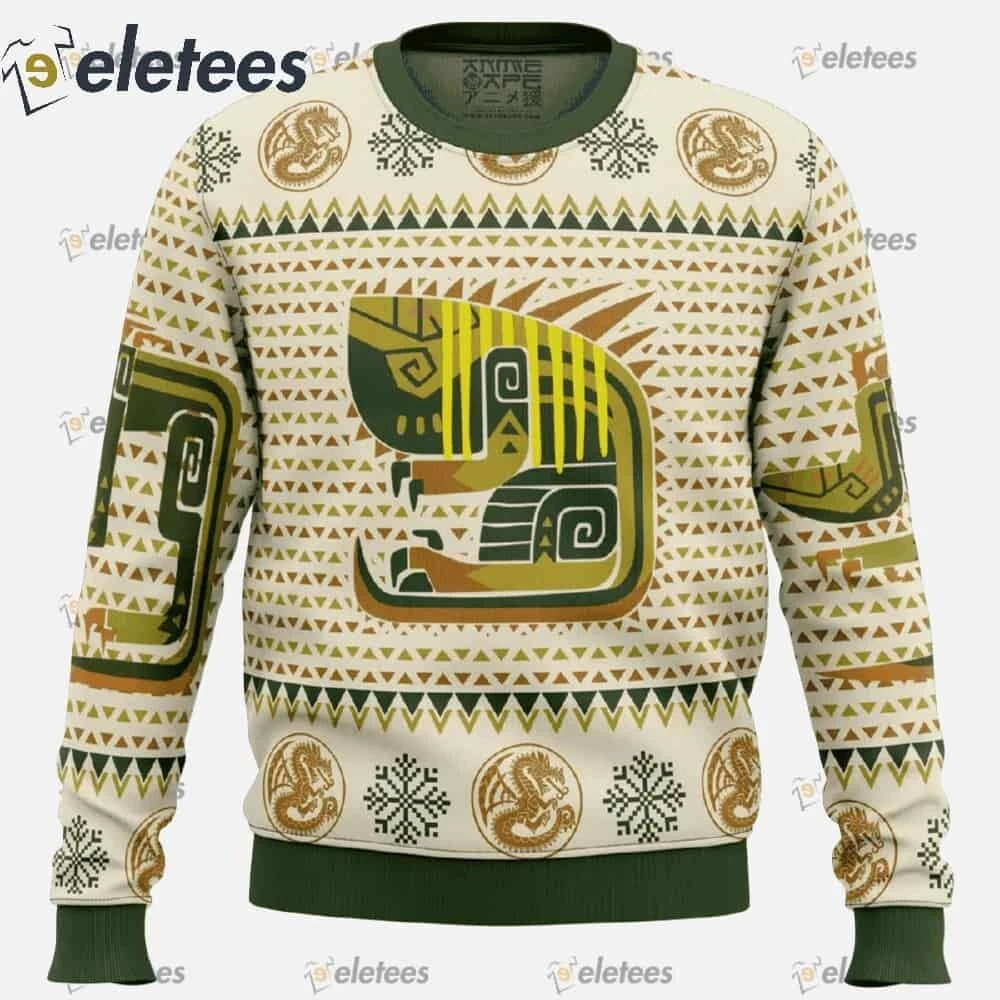 Monster Hunter Ugly Christmas Sweater UZJQ7SU2