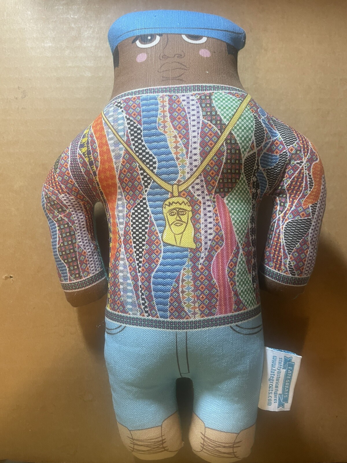RARE Biggie Smalls stuffed doll "Late Greats" 11-inch Hip-Ho