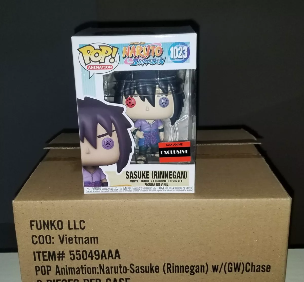 Funko Pop! Animation Naruto Shippuden Sasuke Rinnegan AAA Anime