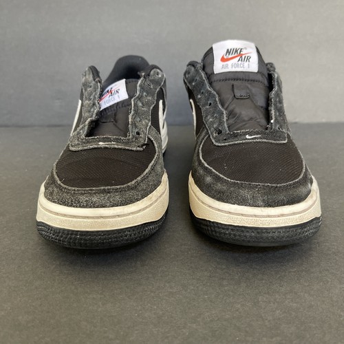 Nike Air Force 1 Sneakers Shoes Black Suede (596728-026) Youth size 5.5Y - Bild 7 von 11