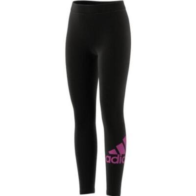 Adidas Leggings Mädchen Big Logo Tig Junior Schwarz/Fuchsia IM0292, leicht
