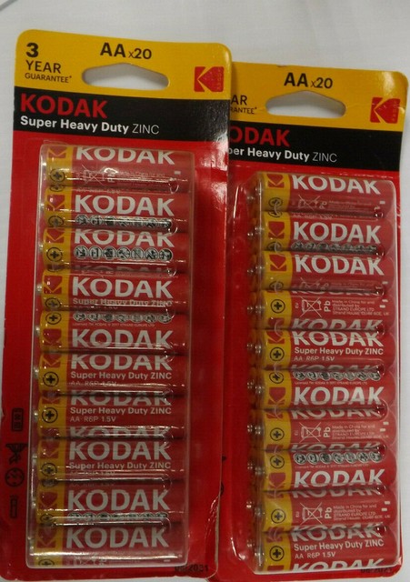 Best Aa Batteries 2021 14 Kodak Heavy Duty Zinc Chloride AA Batteries Exp 2021 UK SELLER 