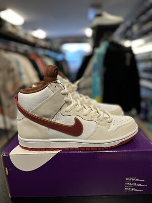 Nike Dunk High Pro Sail Team Crimson 2020 SB Retro RARE CV9499-100 Size 11 NEW