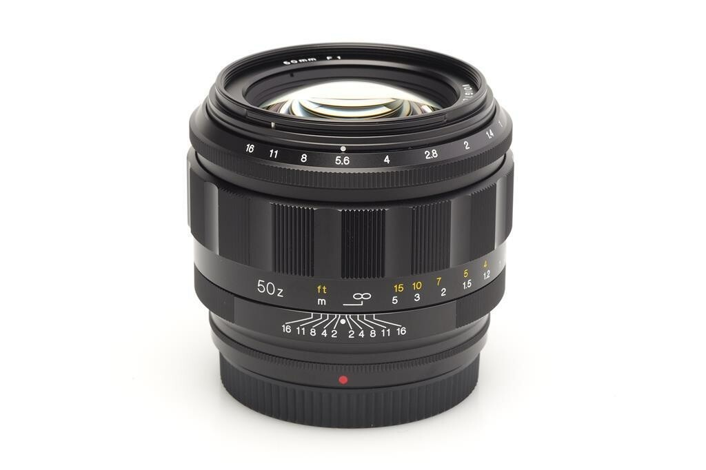 Voigtlander Z-Mount 50mm F1 Nokton Aspherical for Nikon, Black