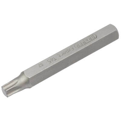 Draper Expert Torx 10mm Shank Hexagon Insert Bits T45 75mm Pack of 1