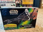 VINTAGE Kenner STAR WARS POTF 1997 Power Racing SPEEDER BIKE w/ Scout Trooper