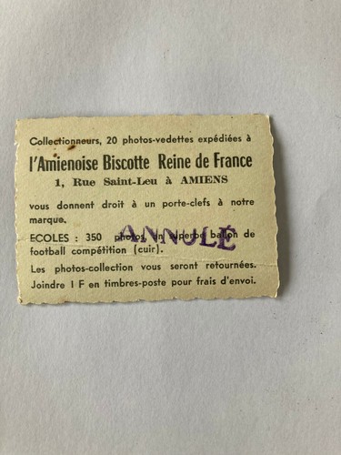 PETITE CARTE LES SURFS devant mur PROMO BISCOTTE AMIENOISE L16 - Picture 2 of 2