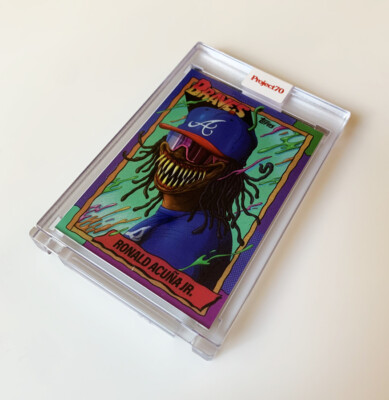 Topps Project 70 Card #34 - Ronald Acuna Jr. by Alex Pardee - MLB