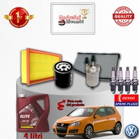 Inspektionskit Filter ÖL Kerzen TSI Golf V 1.4 16V 55KW 75CV Von 2004->