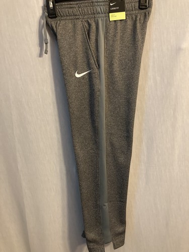 NWT Girls Nike Therma Open Hem Fleece Pants LOOSE FIT BV2812 size: S, M, L - Picture 6 of 12