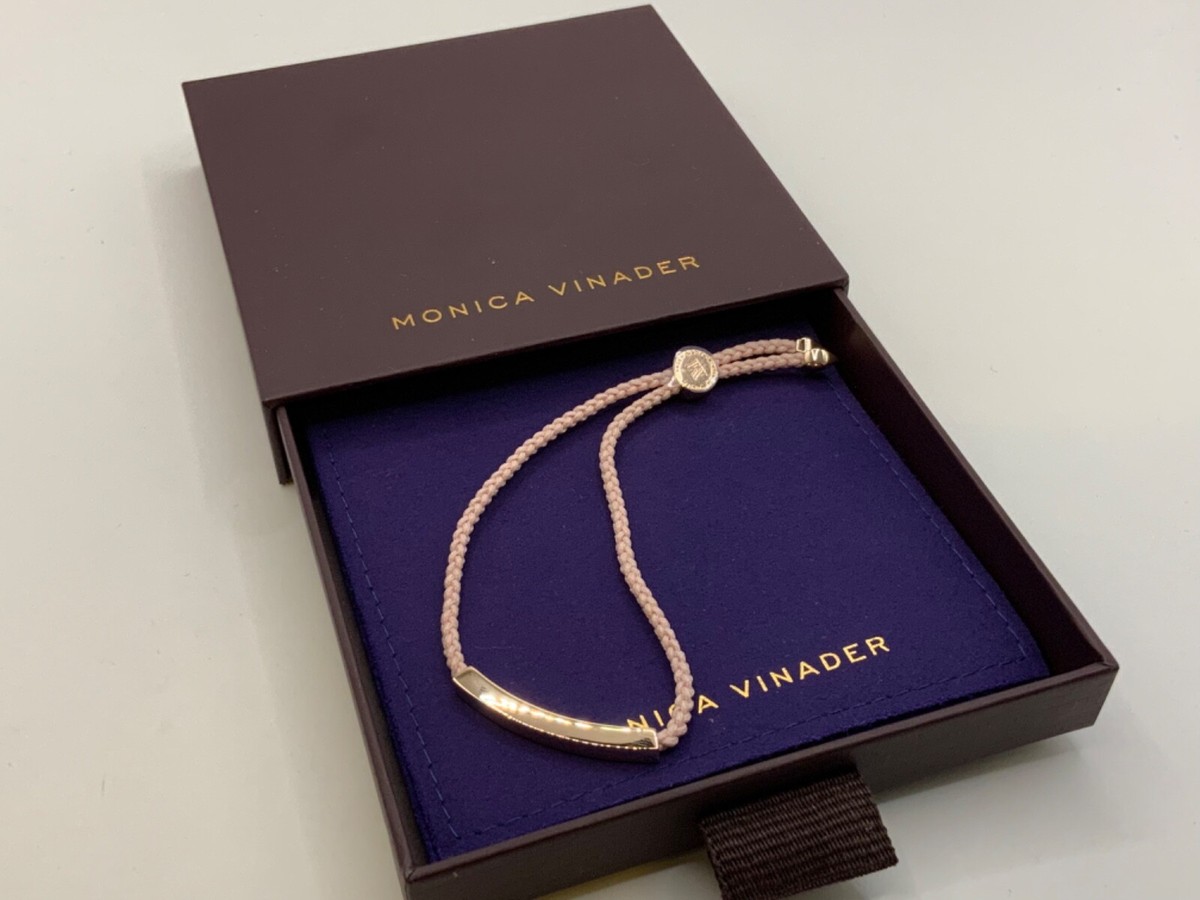 Monica Vinader Rose Gold Bracelet Monica Vinader Siren Fine Chain