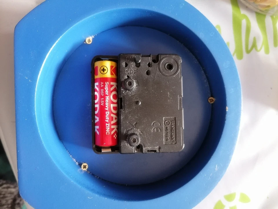 Reloj Infantil Reloj de Mesa con Alarma para tu Habitación Infantil, Azul ساعة أطفال Foto 4 de 4