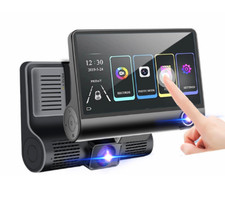The Touch screen Hd 1080p dash cam suction type video tape reverse image