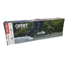 Jetson Orbit Kids Light-Up Folding Kick Scooter Black Age 5+ 132lb Limit NEW