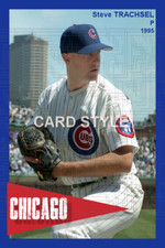 Steve Trachsel - 1995 Chicago Cubs - choose a size - full color print
