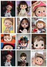 BJD Doll 1/6 big head Cute Expression Doll Anime fit  nude doll no makeup