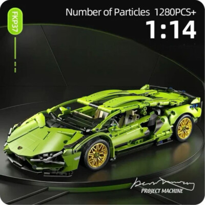 Project Machine Klemmbausteine Lamborghini Sian - 1280 Teile