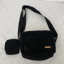 Coastar Padded Camera Bag Black, Zippered with Adjustable Shoulder Strap