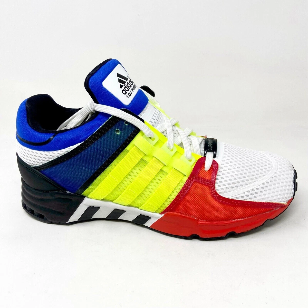 Adidas Equipment Running Support 2.0 White Blue Volt Red Mens Size