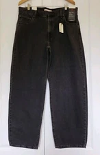 Women’s Levi’s Baggy Dad Jeans 32 x 30 Black Dark Gray Boot Barn Stone NWT