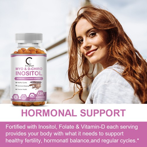 120 Myo & D-Chiro Inositol Kapseln 2000mg - Female Hormone Balance DE - Picture 6 of 8