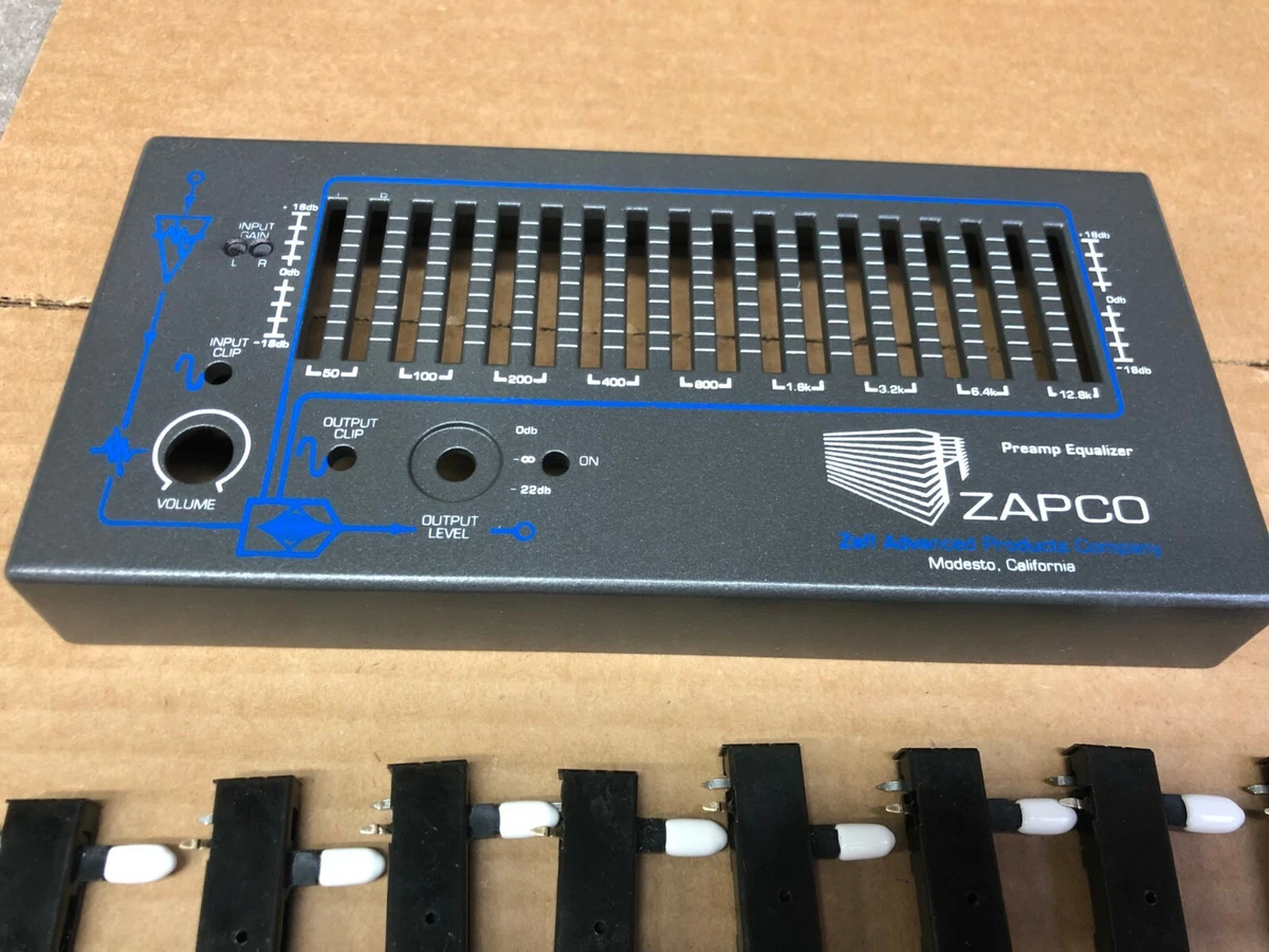 ZAPCO PEQ Preamp Equalizer 18 Band Board EQ Used PicClick, 44 OFF