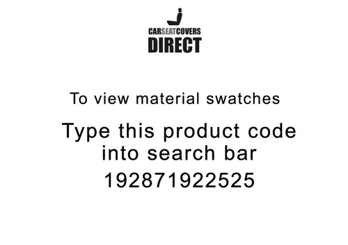 Volkswagen VW Golf MK7 Leather Car Seat Covers - Brown & Cream honeycomb centres - Picture 7 of 7