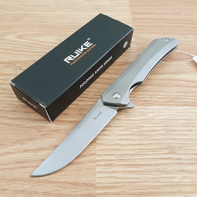 RUIKE M121 Folding Knife 3.63'' Bead Blast Finish S35VN Steel Blade Titanium