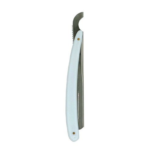 ALI BIYIKLI Barber Straight Razor - Men’s Professional Cut Throat Shaving White - Picture 2 of 5