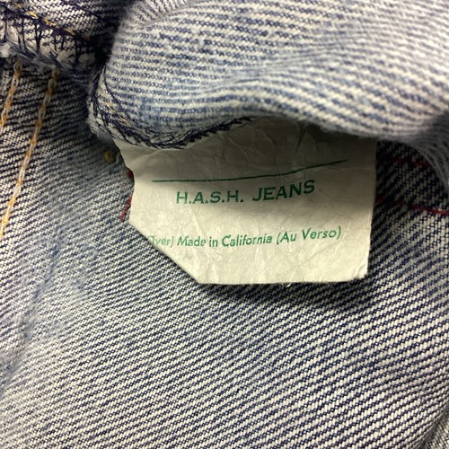 Vintage 70s HASH Light Wash Bell Bottoms. Made In The USA. Measures 27x25. - Picture 7 of 7