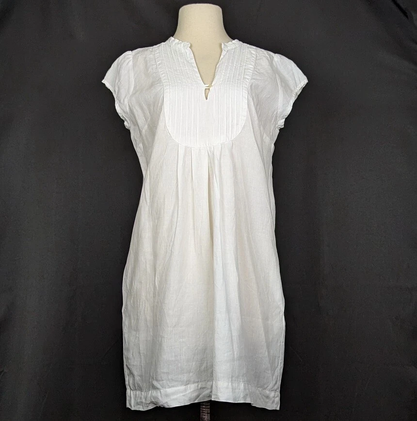 White company linen hot sale dresses