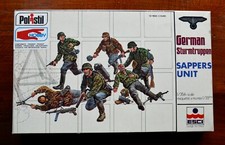 SOLDATINI ESCI POLISTIL GERMAN STURMTRUPPEN GUASTATORI SAPPERS UNIT 1/35