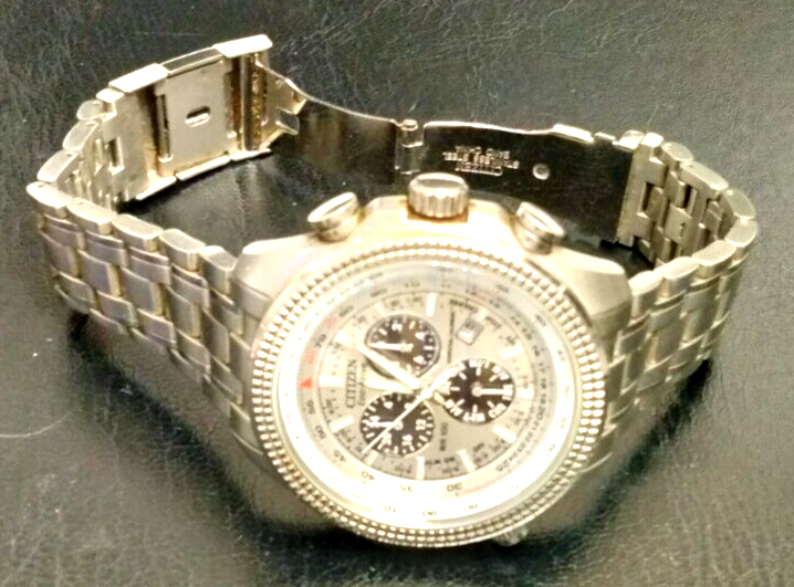 citizen Eco-drive WR 100 GN-4W-S Japan movt Chronograph | eBay