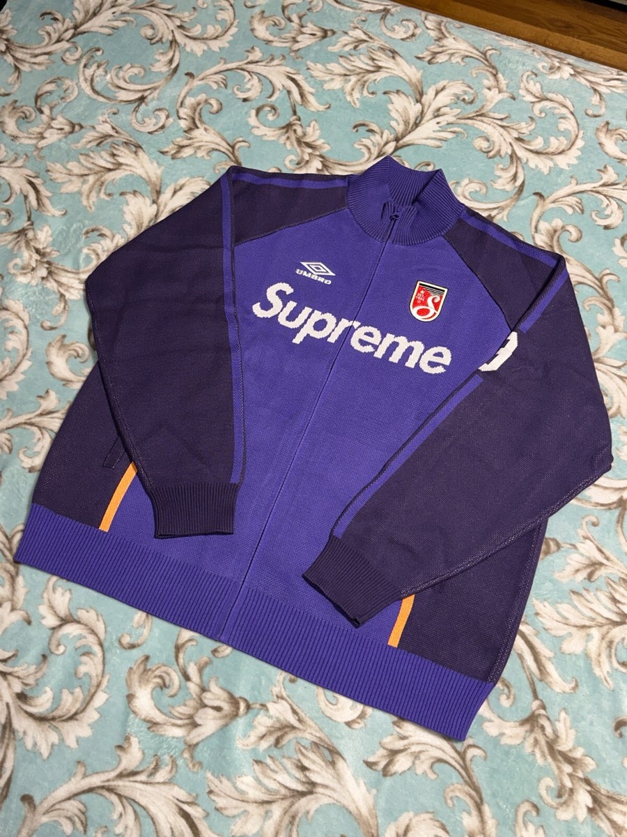supreme umbro zip up sweater purple Lサイズ s-l400.jpg