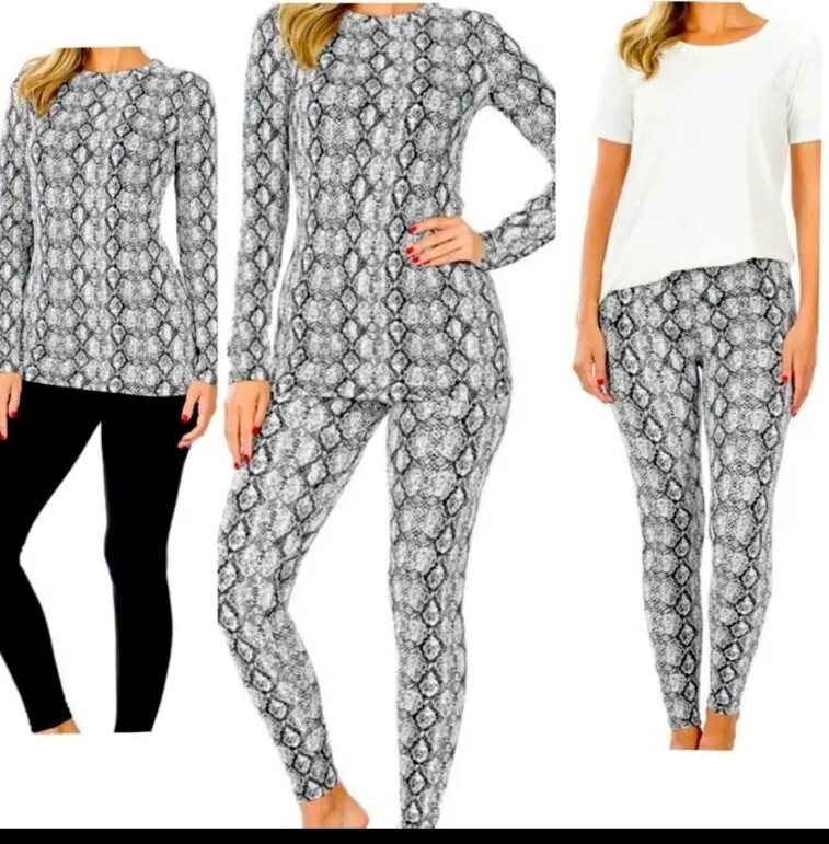 Zenana PYTHON PRINT LOUNGE SET Size Large - image 2