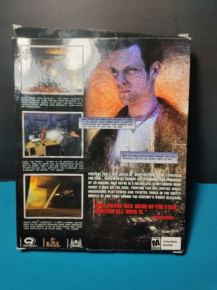 Max Payne PC Big Box NO CD-KEY NO MOUSE PAD | EBay