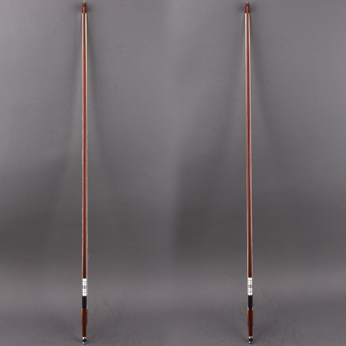 Pro Master Pernambuco Skin Carbon Fiber Violin Bow 4/4 Red OX No eye Silver Fast - Picture 11 of 12