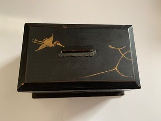 Antique Wooden Money Box