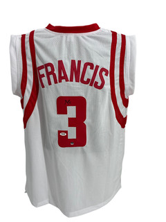 Steve Francis Rockets Signed Autographed Custom Jersey Prime Time Witness