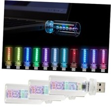 New Car USB Lights, 13 in 1 Touch Adjustment USB LED Car Lights, Mini 3Pcs
