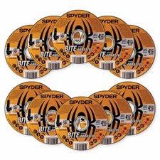 Cut Off Wheel 4.5 in Ceramic Abrasive 7/8 in Arbor 10-Pack Spyder 21105-10