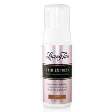 Self Tanning Mousse - 2 HR Express, Dark, Streak Free, Natural Glow, 4 FL Oz, Cr