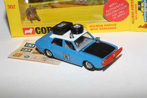 Corgi 302 Hillman Hunter Rally car, Mint in VNM Original Box - Picture 7 of 8
