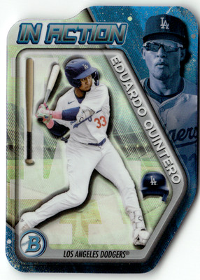 2025 Topps Bowman Chrome MLB No. BIA-27 Eduardo Quintero In Action