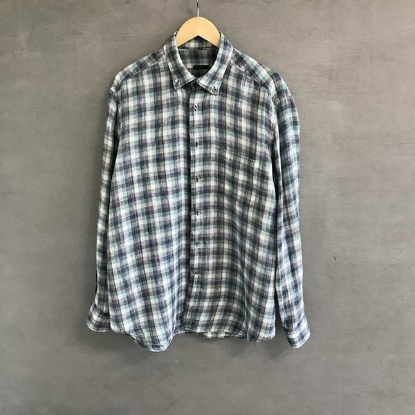 Men Park Lane Shirt Multicolor Linen 42 / XL / 50