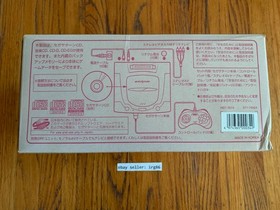 Sega Saturn white Japanese console system with box 2 games memory card US seller